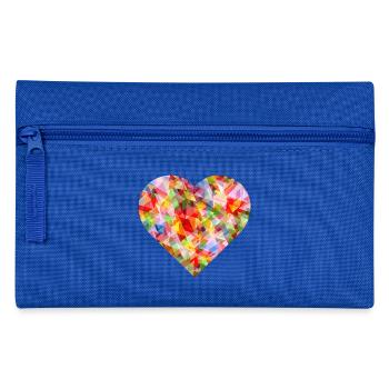 NEW -- Abstract Vibrant Heart Design! - Pencil Case - royal blue - Front