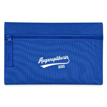 Augenoptikerin 2025 Ausbildung Optiker Augenoptik - Federtasche - Royalblau - Vorne