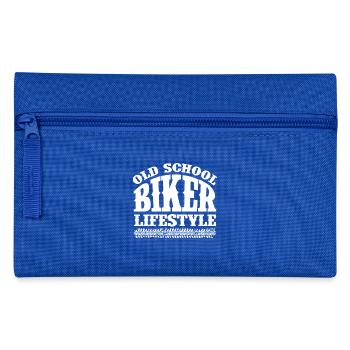 Old School Biker - Trousse - bleu royal - Devant