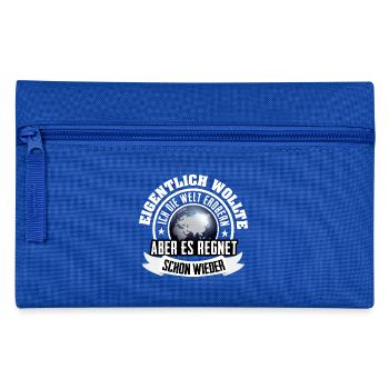 Welteroberer - Federtasche - Royalblau - Vorne