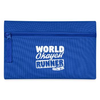 Drôle de course Coureur du monde shirt Okayest - Trousse - bleu royal - Devant
