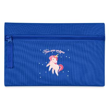 Licorne - Trousse - bleu royal - Devant