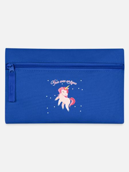 Unicorn - Federtasche - Royalblau