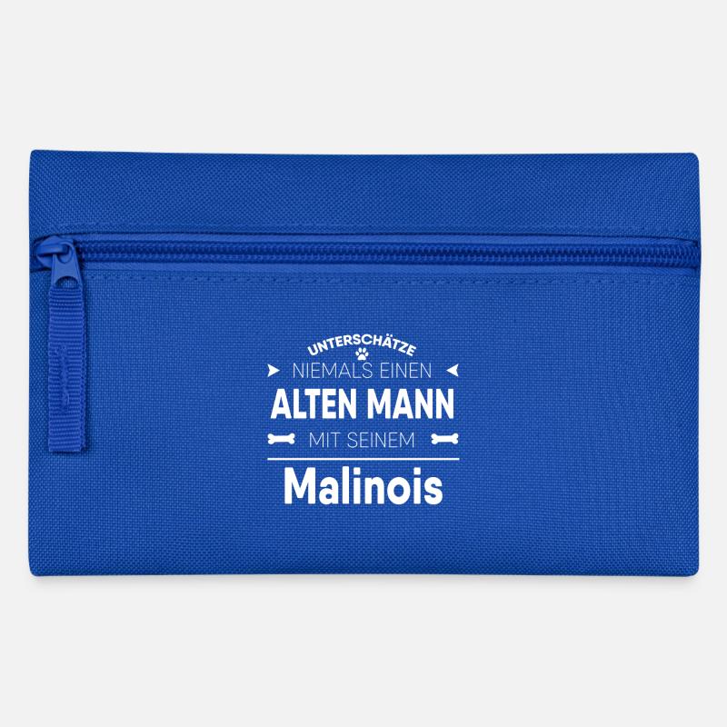 Malinois Geschenk - Federtasche - Royalblau