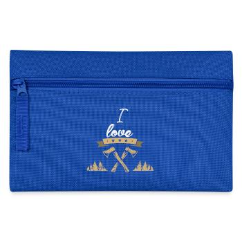I love forestman gift - Pencil Case - royal blue - Front