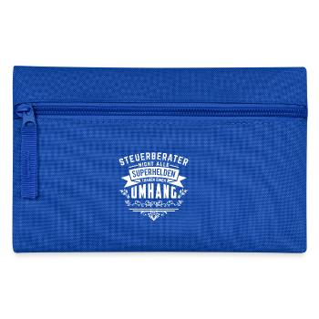 Nicht alle Superhelden tragen Umhang Steuerberater - Federtasche - Royalblau - Vorne