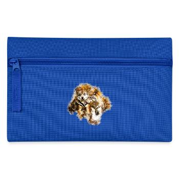 gxp wolf team wasserfarbenspritzer - Federtasche - Royalblau - Vorne