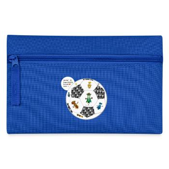 Fußball verbindet Welten- Die Hüter von Orbis - Federtasche - Royalblau - Vorne