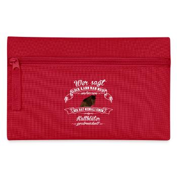 Kaltblüter Glück - Federtasche - Rot - Vorne