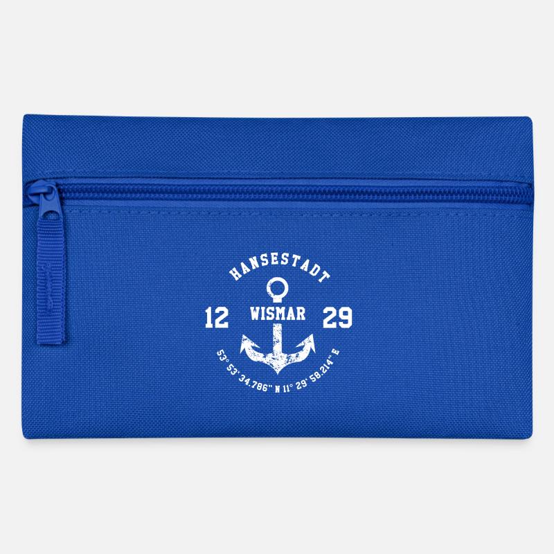 Hansestadt Wismar 1229 - Federtasche - Royalblau