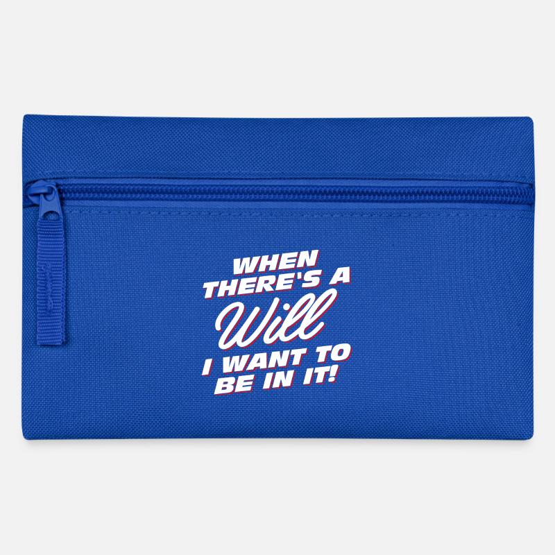 When there is a will - Federtasche - Royalblau
