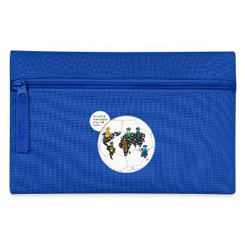 Le football relie les mondes - Les gardiens d'Orbis - Trousse - bleu royal - Devant