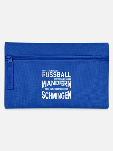 Schwingen - Federtasche - Royalblau