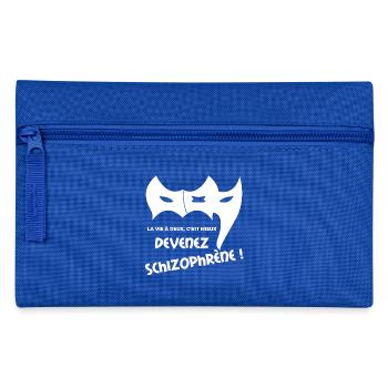 La vie à deux c'est mieux ! - Trousse - bleu royal - Devant