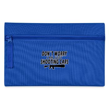 Shooting Cars - Federtasche - Royalblau - Vorne