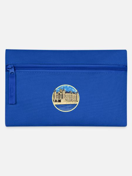 Schweriner Schloss - Federtasche - Royalblau