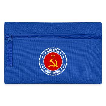 Mein Stolz, Meine Heimat UDSSR - Federtasche - Royalblau - Vorne