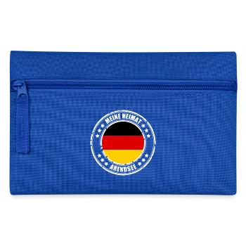 Meine Heimat ist ARENDSEE - Federtasche - Royalblau - Vorne
