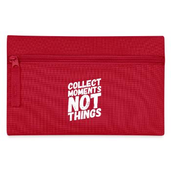 Voyage dans le monde - Voyage / Voyage / Cadeau - Trousse - rouge - Devant