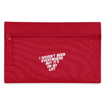 Travel the World - Pencil Case - red - Front