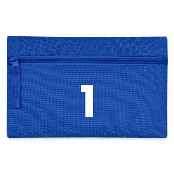 Number 1, number 1, 1, one, number one, one - Pencil Case - royal blue - Front
