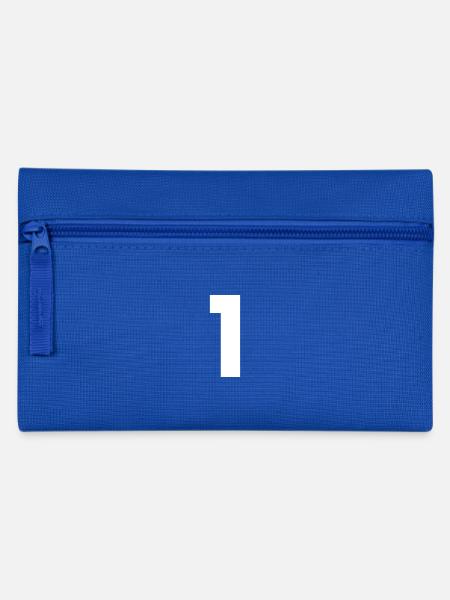 Numéro 1, numéro 1, 1, un, numéro un, un - Trousse - bleu royal