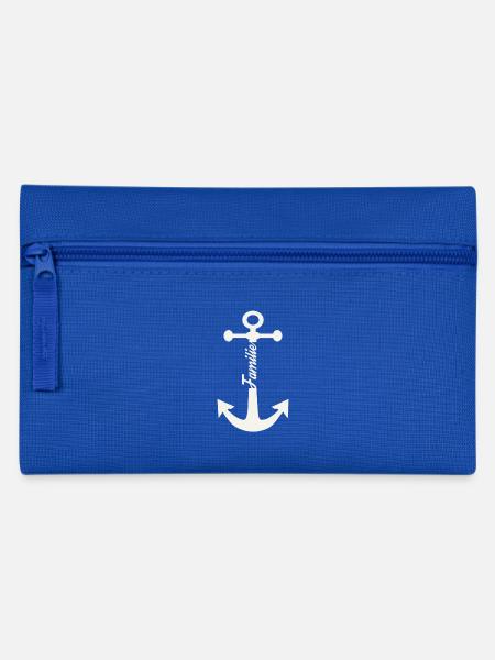 Familie - Federtasche - Royalblau