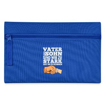 VATER UND SOHN - Federtasche - Royalblau - Vorne