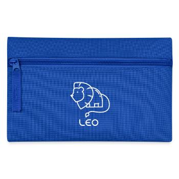 Leo Leo cadeau Septembre Août - Trousse - bleu royal - Devant