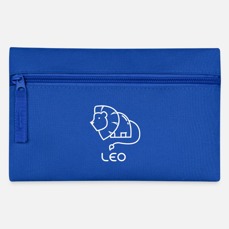 Leo Leo cadeau Septembre Août - Trousse - bleu royal