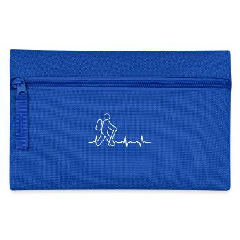 Randonnée rythme cardiaque marcheurs vont monter Wanderlust - Trousse - bleu royal - Devant