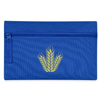 getreide corn cereal wheat weizen veggie gemuese v - Federtasche - Royalblau - Vorne