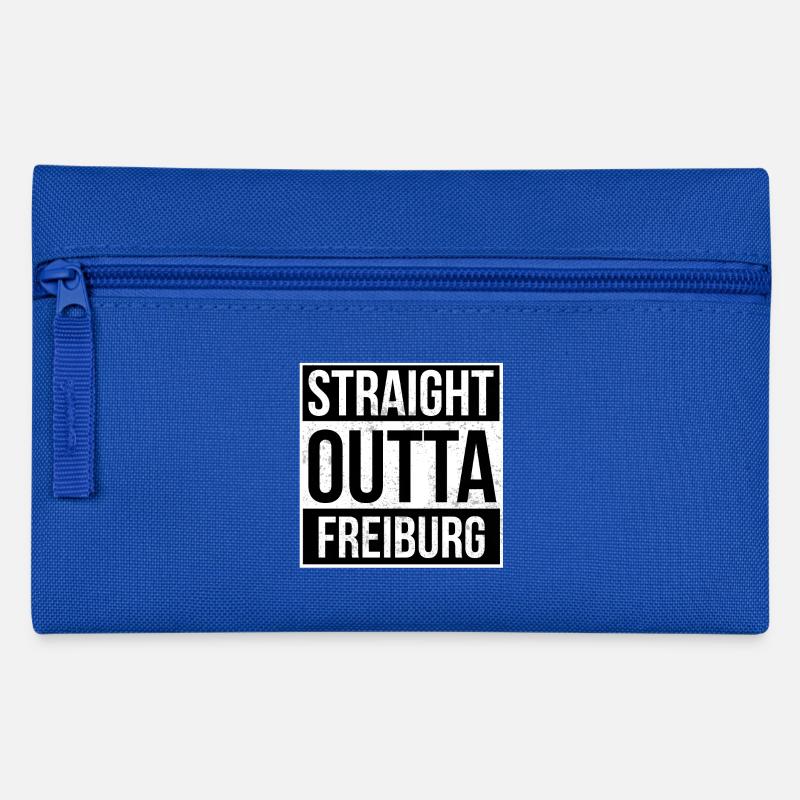 Straight Outta Freiburg - Federtasche - Royalblau