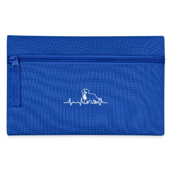 Bermese Heartbeat - Gift dog love - Pencil Case - royal blue - Front