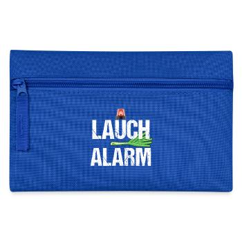 Lauch Alarm Witzige Lustige Sprüche Spast Geschenk - Federtasche - Royalblau - Vorne