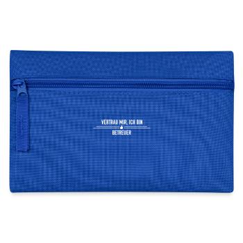 Vertrau mir, ich bin Betreuer! - Federtasche - Royalblau - Vorne