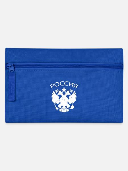 Russie T-shirt - pays icône cadeau emblème - Trousse - bleu royal