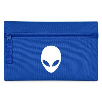 white Alien - Federtasche - Royalblau - Vorne