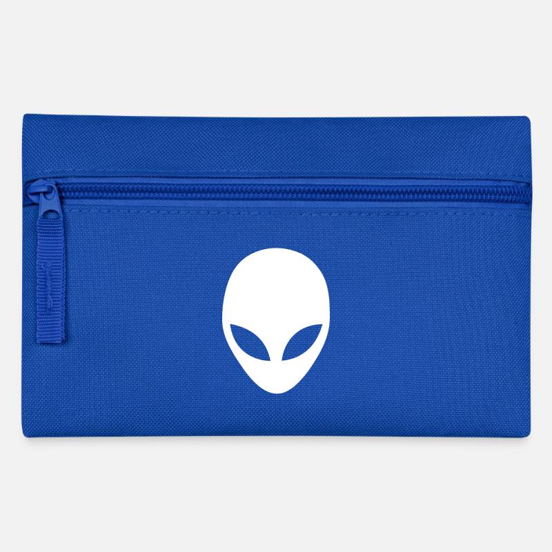 white Alien - Federtasche - Royalblau
