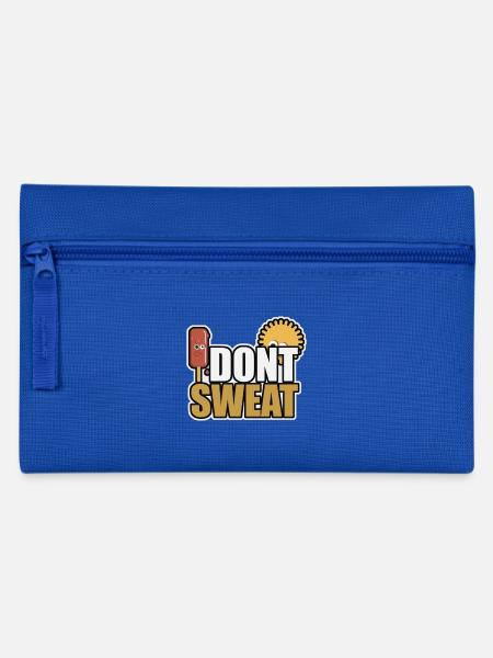 I dont Sweat - Federtasche - Royalblau