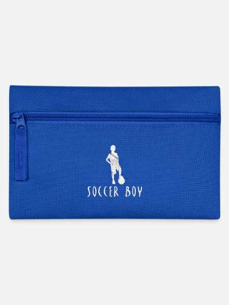 Soccer Boy Fußball Junge Sport Geschenk Idee - Federtasche - Royalblau