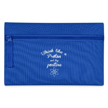 PAROLES FUNNY CHIMIE PROTON POSITIVE PHYSICS BE - Trousse - bleu royal - Devant