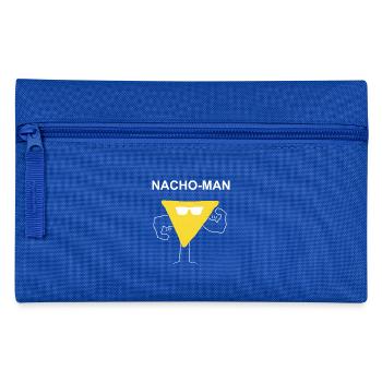 Nacho Man Macho Muskeln Geschenk Geschenkidee - Federtasche - Royalblau - Vorne
