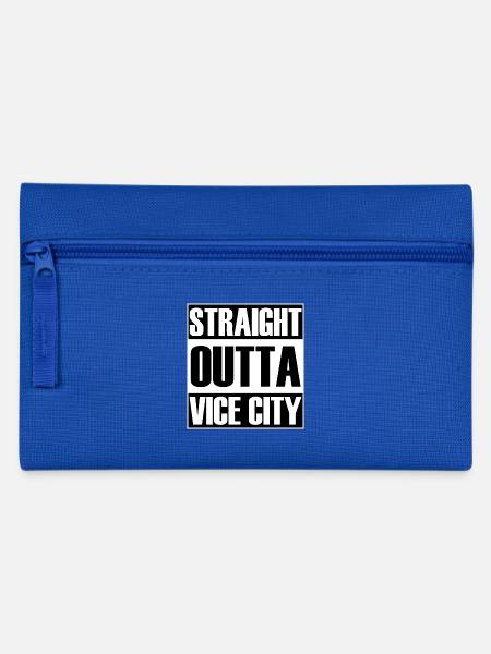 Straight outta Vice City - Federtasche - Royalblau