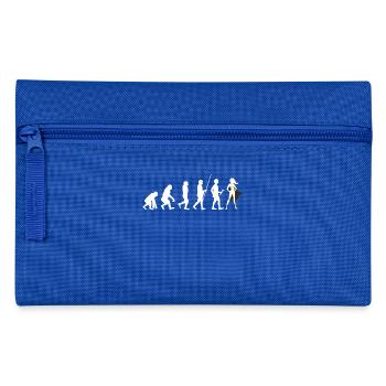 Evolution to the Superheroine T-Shirt Gift Power - Pencil Case - royal blue - Front