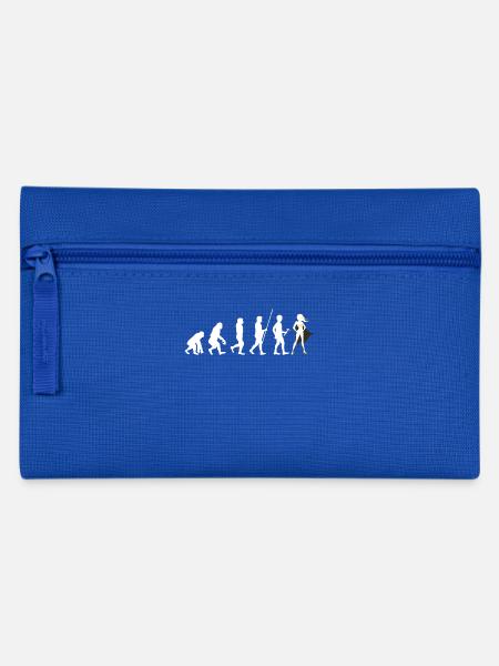 Evolution to the Superheroine T-Shirt Gift Power - Pencil Case - royal blue