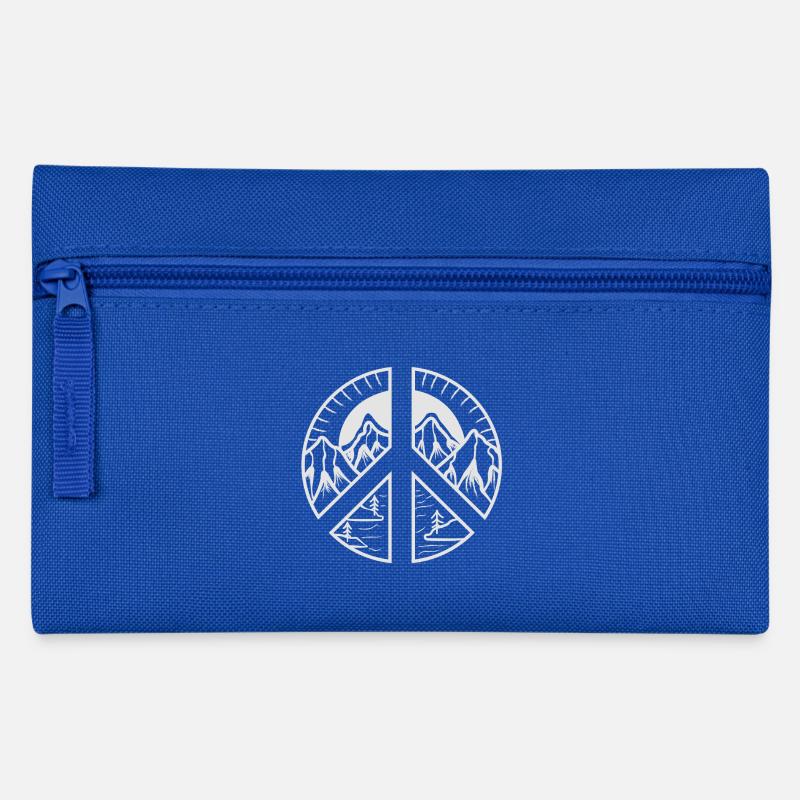 Peace Mountain - Federtasche - Royalblau