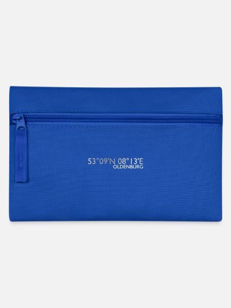 Oldenburg Koordinaten Hell - Federtasche - Royalblau