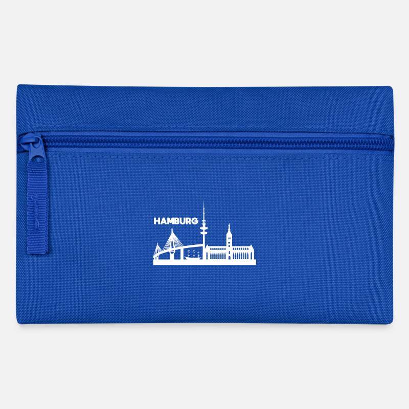 toits de Hambourg - Trousse - bleu royal