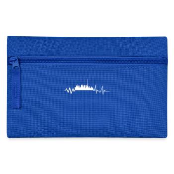 Heartbeat Dubai T-Shirt Geschenk Vereinigte Emirat - Federtasche - Royalblau - Vorne